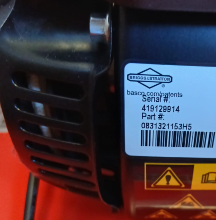 Arieggiatore SABO 38-BV 054570 Larghezza lavoro 38 cm Briggs & Stratton