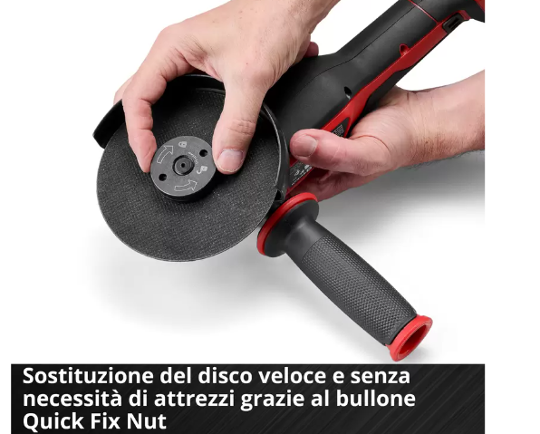 Einhell AXXIO 18/125 Q 18V Smerigliatrice angolare max 125 mm a batteria , solo corpo macchina