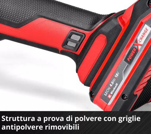 Einhell AXXIO 18/125 Q 18V Smerigliatrice angolare max 125 mm a batteria , solo corpo macchina