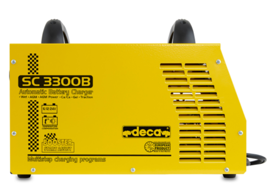 Deca SC 3300B Caricabatteria / Avviatore multifunzione 6-12-24V-60A Start Assist 350A Controllo elettronico