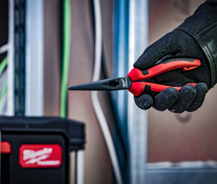 Milwaukee 4932492465 Pinze a becchi lunghi 205 mm