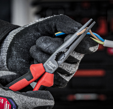 Milwaukee 4932492465 Pinze a becchi lunghi 205 mm