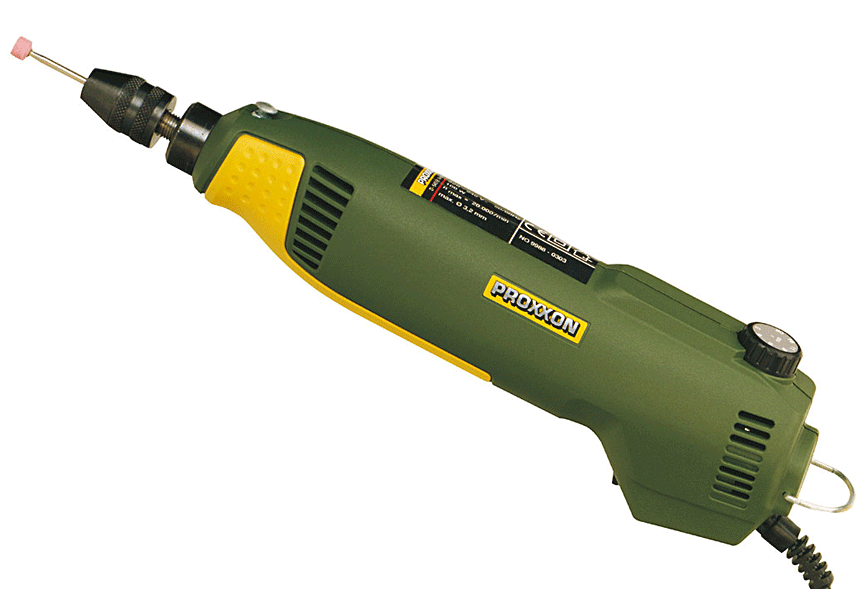 Proxxon fbs 240/e Trapano / smerigliatore di precisione palmare multifunzione 220V - 100W con 43 inserti