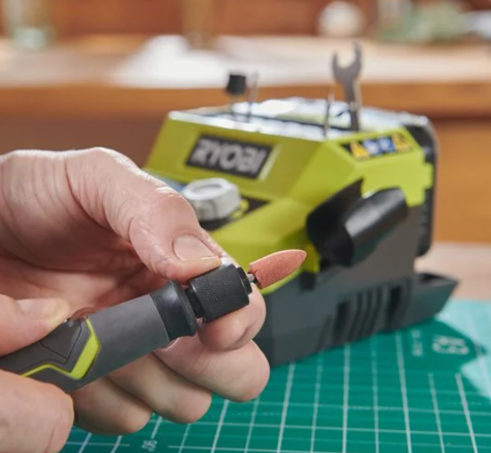 Ryobi RRTS18-0A35 Utensile rotativo multifunzione a batteria 18V con 35 accessori , solo corpo