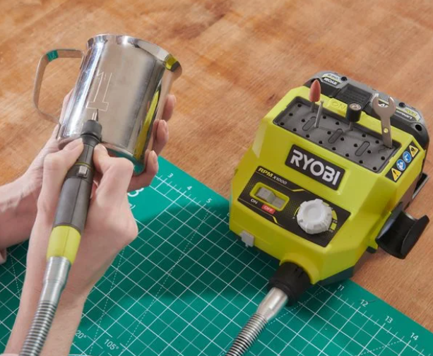 Ryobi RRTS18-0A35 Utensile rotativo multifunzione a batteria 18V con 35 accessori , solo corpo