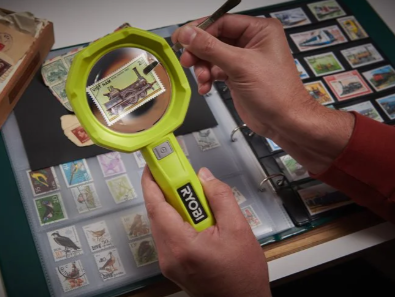 Ryobi RML4-0 Lente ingrandimento con batteria al litio USB da 4V , Batteria Esclusa