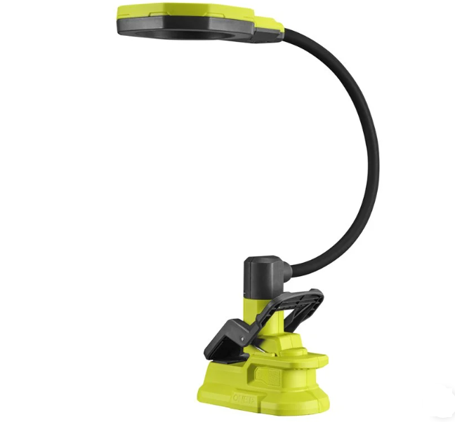 Ryobi RML18-0 Lente ingrandimento con luce e pinza 18V , batteria e caricabatterie non inclusi