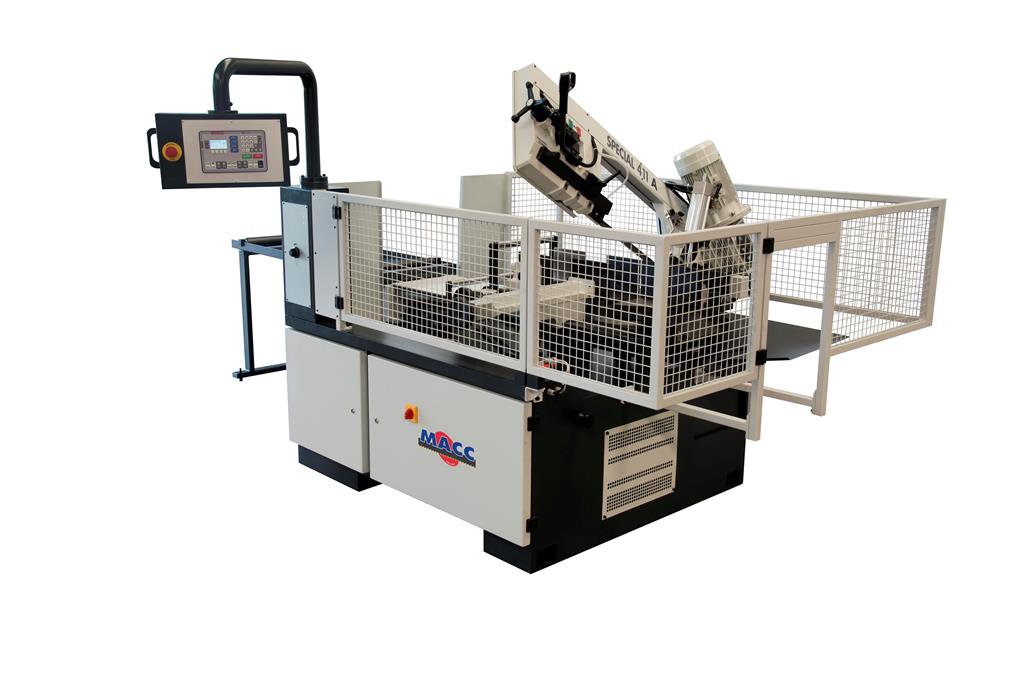 MACC SPECIAL 411 A - Segatrice a nastro automatica CNC, lubrificata