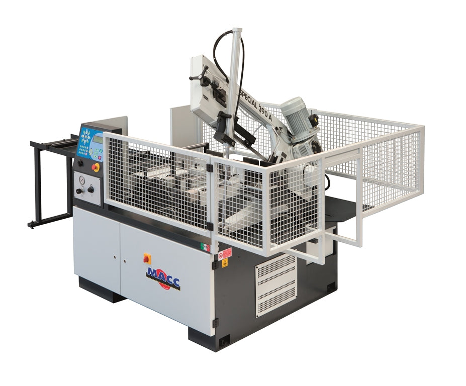MACC SPECIAL 390 A - Segatrice a nastro automatica CNC, lubrificata