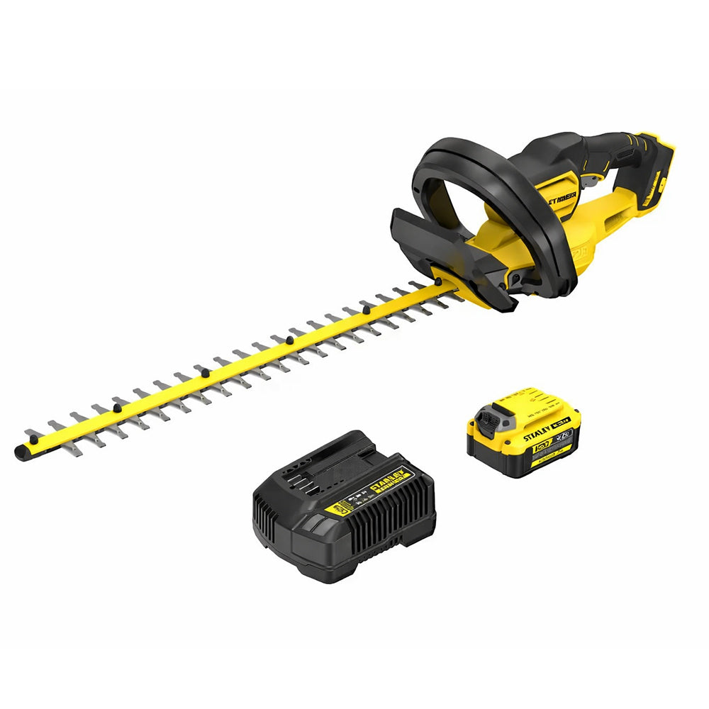 Stanley SFMCHT655M1-QW - Tagliasiepi a batteria 18 V 55 cm, 1 batteria 4,0 Ah