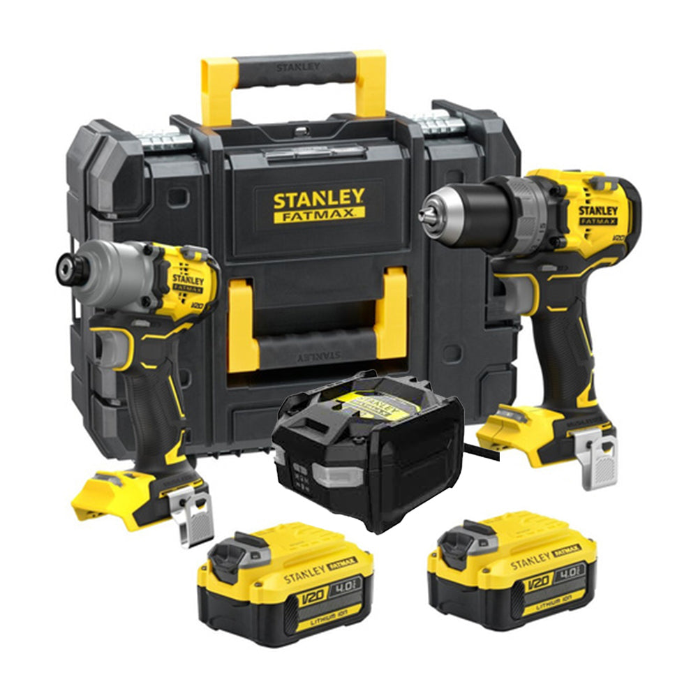 Stanley SFMCK211M2T - Kit Trapano Avvitatore 18V + Avvitatore Impulsi in valigetta
