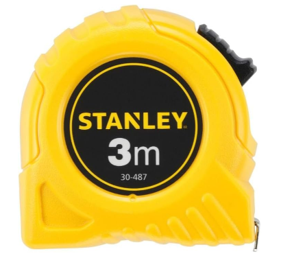 Stanley 0-30-487 Flessometro 3 metri larghezza 12,7 mm Classe II