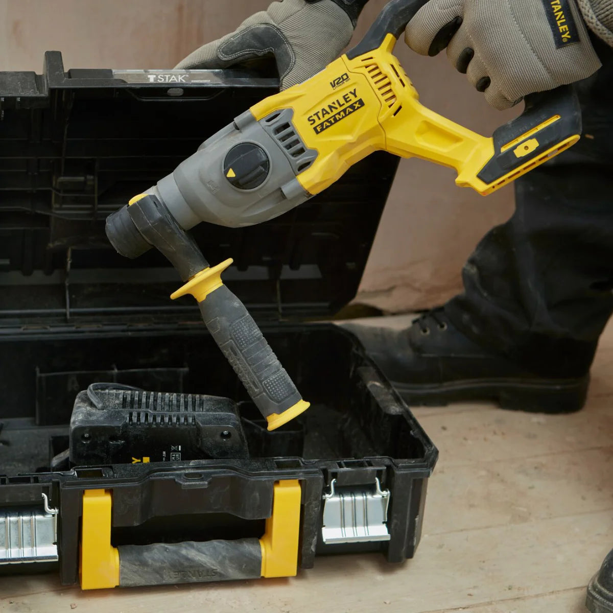 Stanley FATMAX V20 SFMCH900B-XJ Tassellatore 18V Brushless SDS-Plus 18V Solo Corpo Macchina