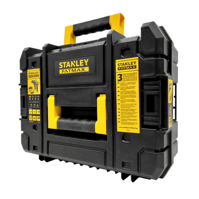 Stanley SFMCK211M2T-QW - Kit Trapano Avvitatore 18V + Avvitatore Impulsi in valigetta - 2 x 4Ah