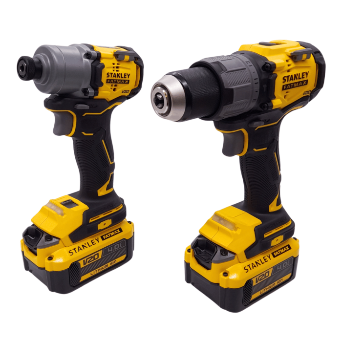 Stanley SFMCK211M2T-QW - Kit Trapano Avvitatore 18V + Avvitatore Impulsi in valigetta - 2 x 4Ah