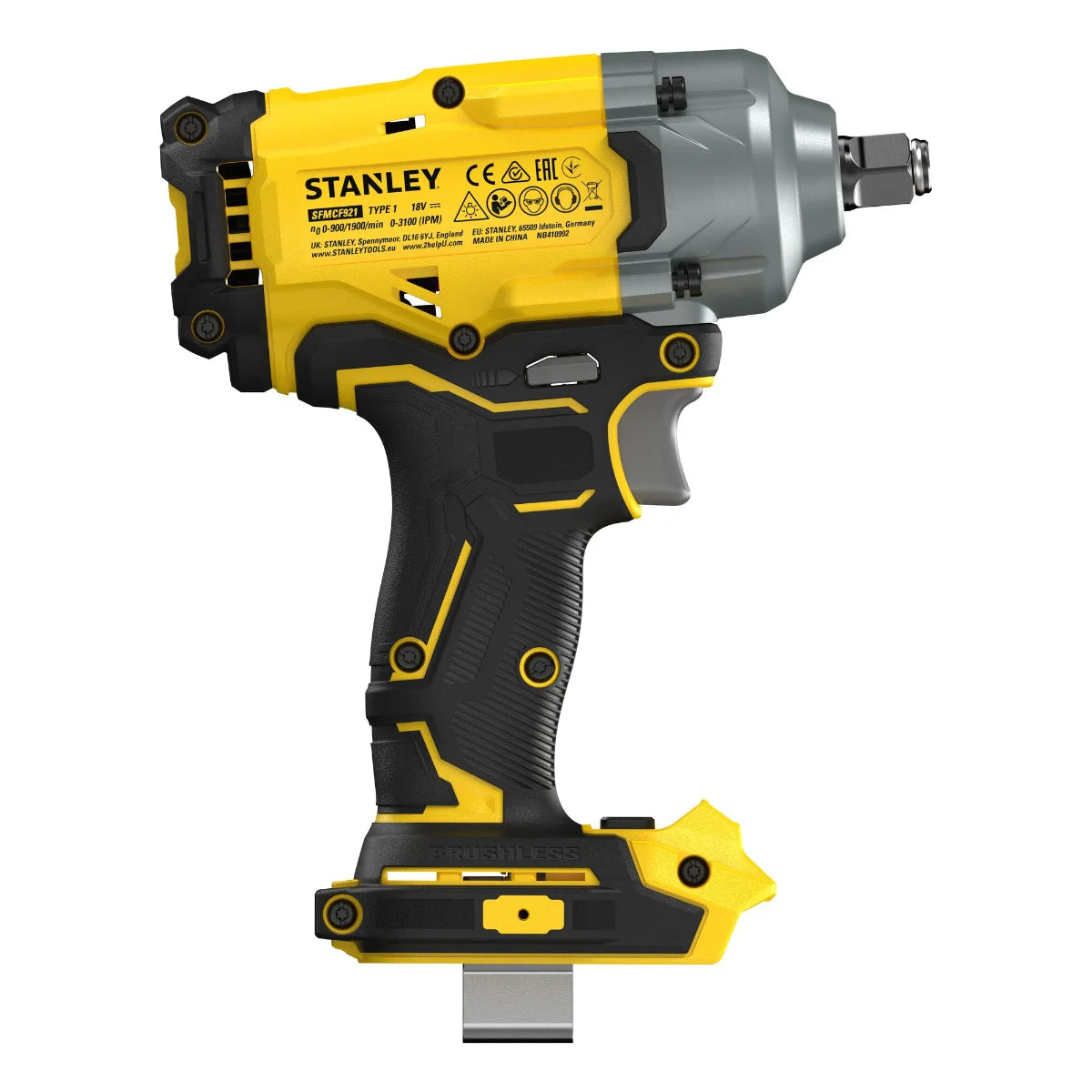 Stanley SFMCF921B-XJ - Avvitatore ad impulsi V20 Li-Ion Solo corpo 18V - 732 Nm