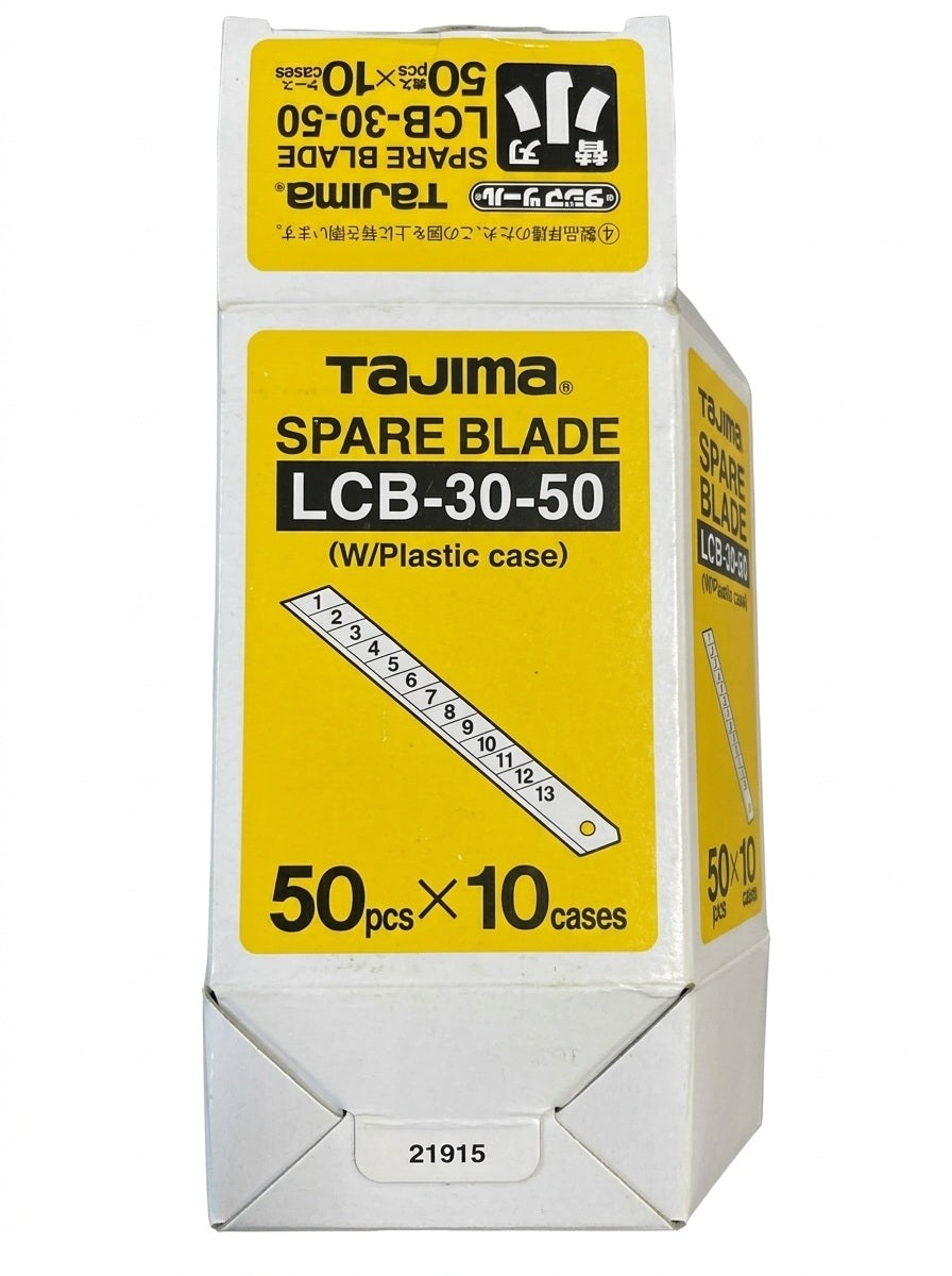 Tajima LCB-30-50 lame cutter 50 pezzi larghezza lama 9 mm