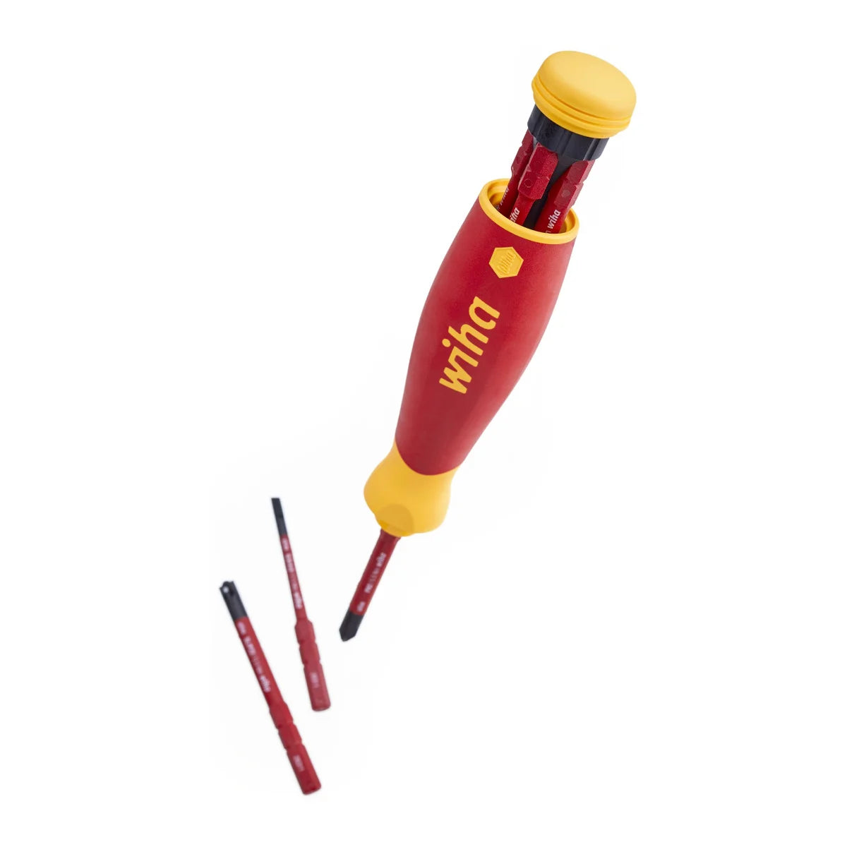Wiha 45296 PocketMax Cacciavite con 4 portainserti electric MAX VDE