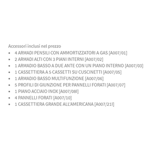 Fervi A008V - Arredamento modulare per officina