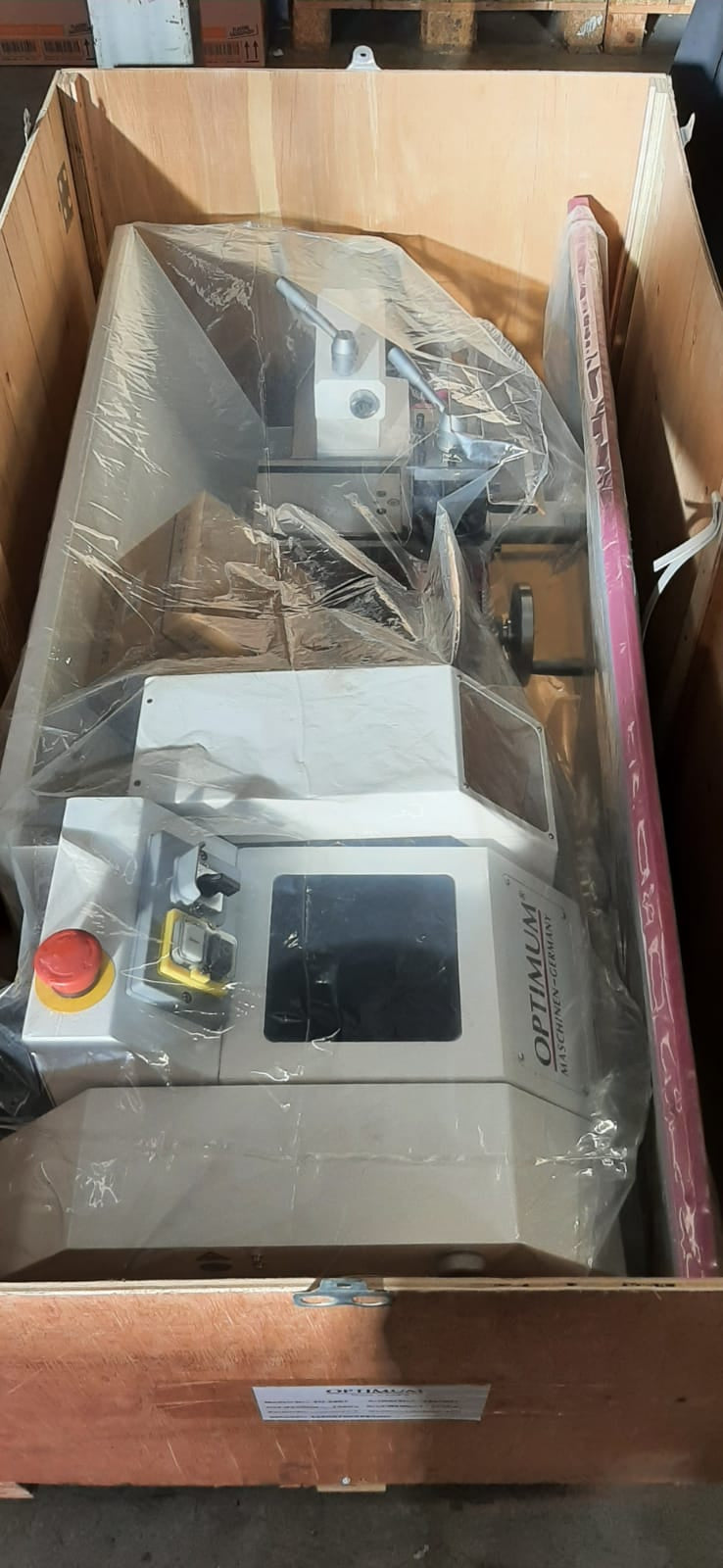 Optimum TU 2807- 230V - Tornio parallelo con scatola ad ingranaggi di avanzamento