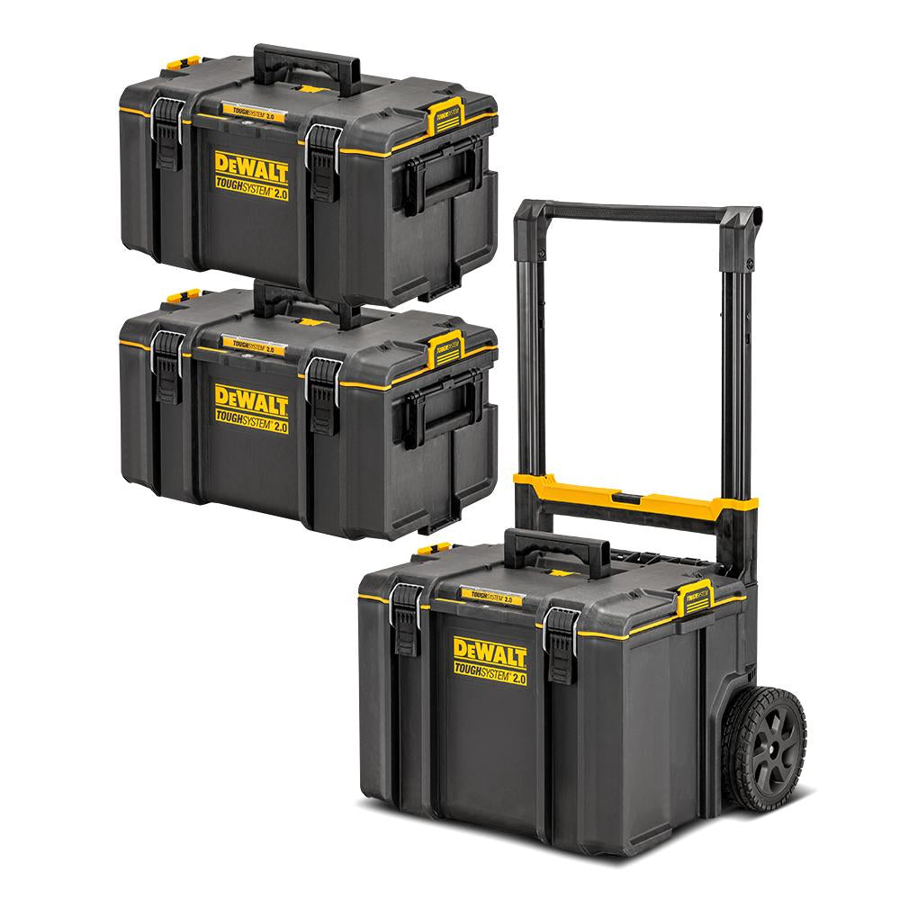 Dewalt DWST83521-1 - Trolley cassetta porta attrezzi completa 3 pezzi - Tough System 2.0
