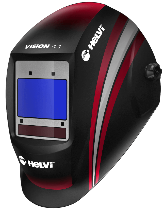 Helvi Vision 4.1 - Casco maschera per saldatura, 4 sensori, visione TRUE COLOR