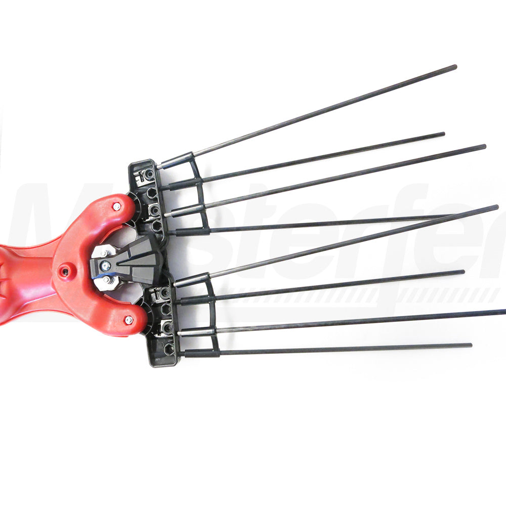 Abbacchiatore olive a batteria Aima ATHENA 36V chassis testa con aste in carbonio