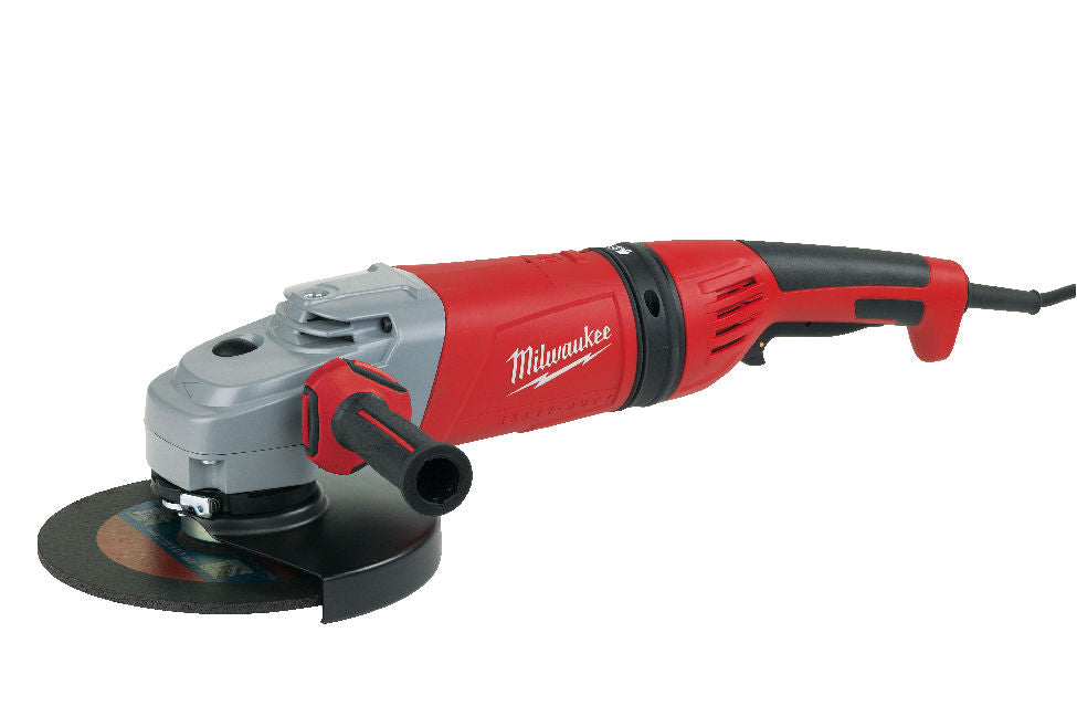 Milwaukee AGVM 26-230 GEX DMS - Smerigliatrice 2600W con AVS e protezione al contraccolpo, 230MM