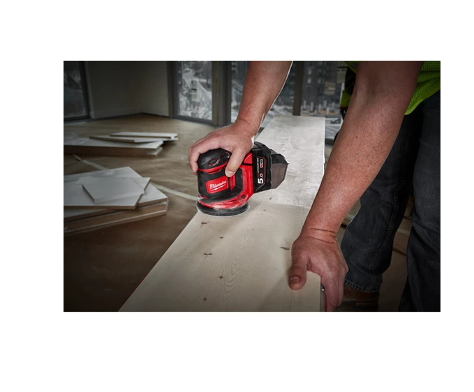 Milwaukee M18 BOS125-0 - Levigatrice orbitale a batteria 18V, 25 MM solo corpo macchina