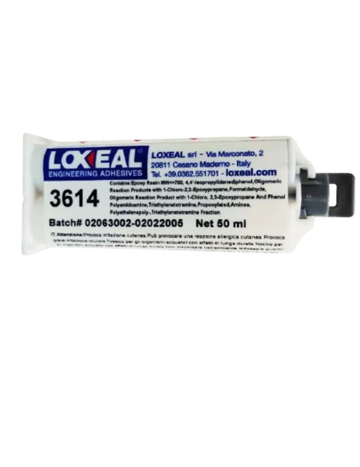 Loxeal 3614 Tenace - Full cure 24h Grigio , Per magneti , Mix 1:1 , 50 ml ( Minimo Confezione 30 pezzi )