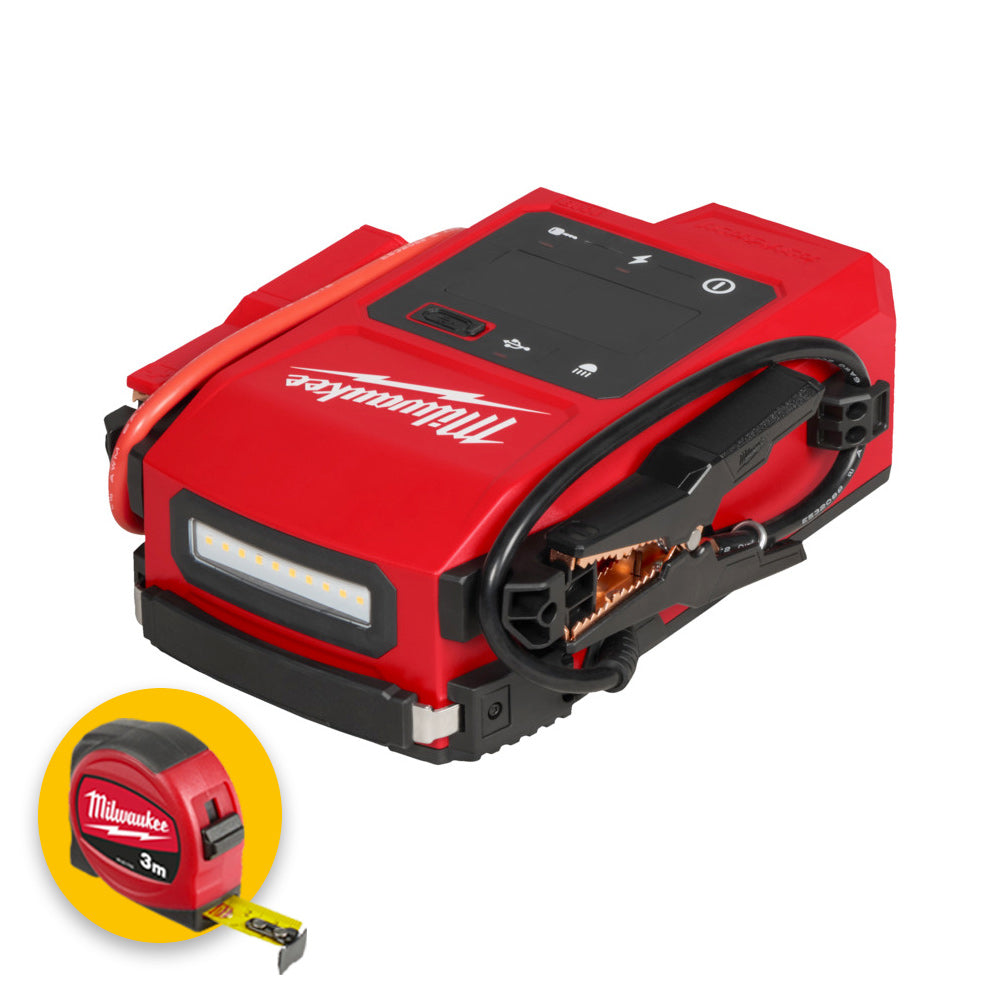Milwaukee M18 JS2000-0 - Avviatore booster a batteria 18V per auto - solo corpo 