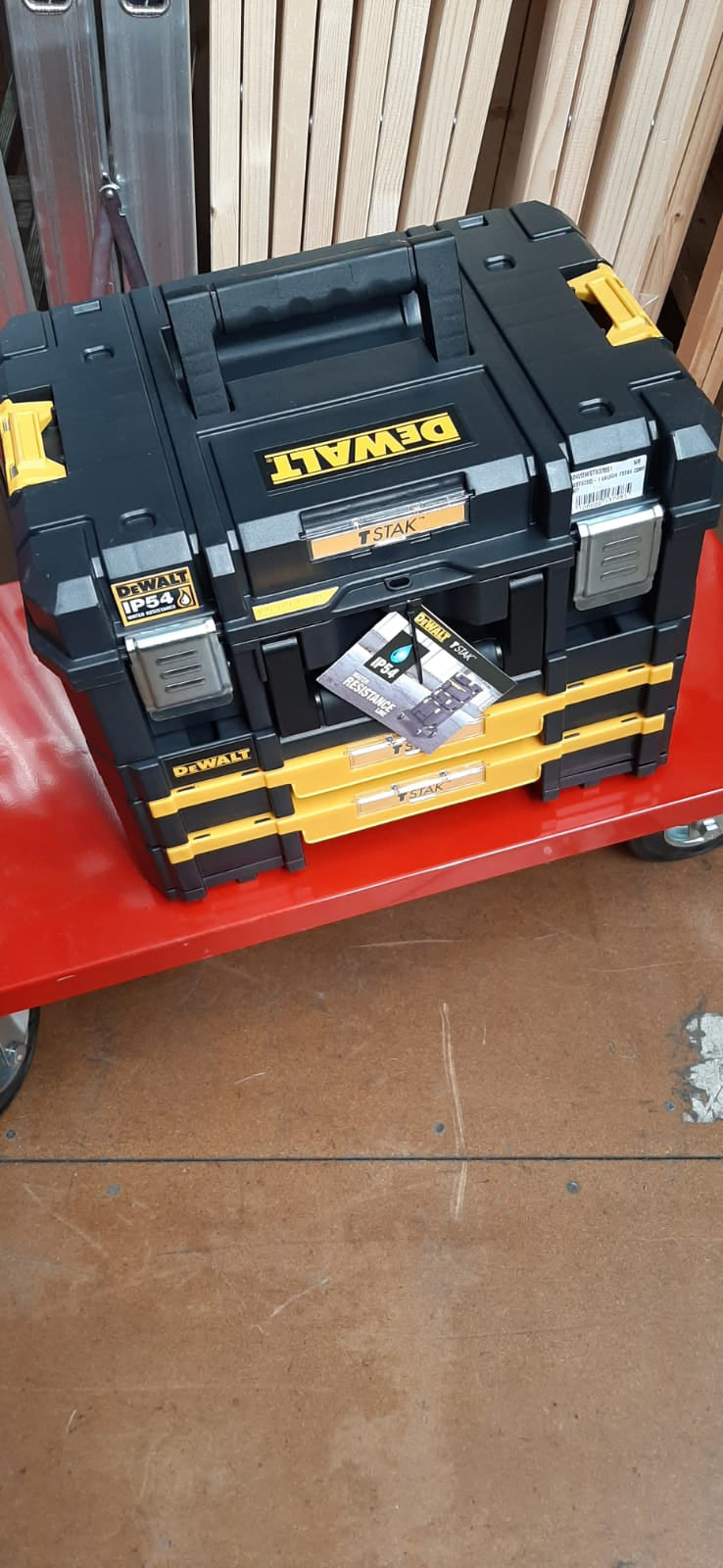 Combinazione di valigette Dewalt TStak Combo Kit - TStak IP54 + TStak IV - DWST83395-1