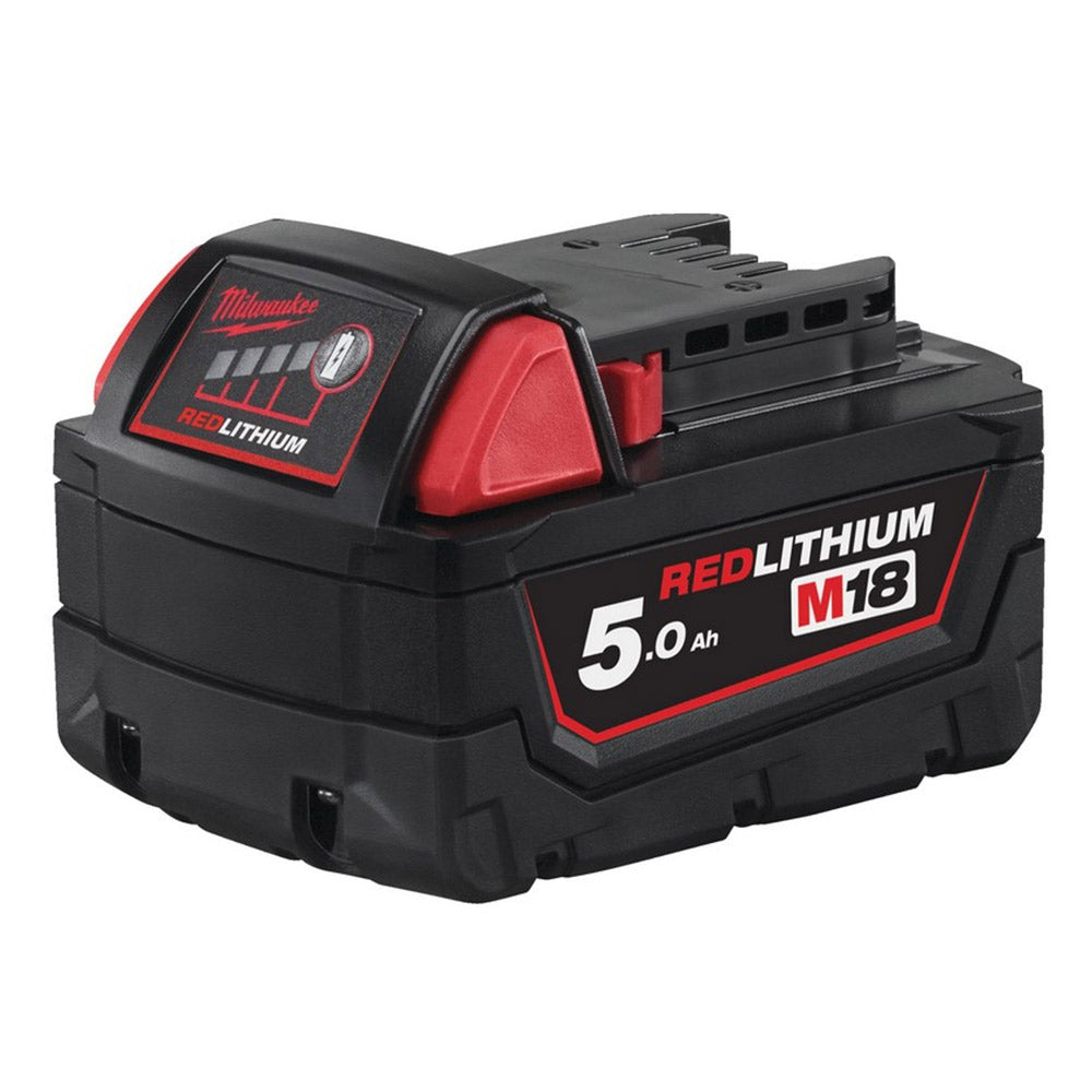 Milwaukee batteria M18B5 18V 5Ah Li-ion per utensili famiglia M18