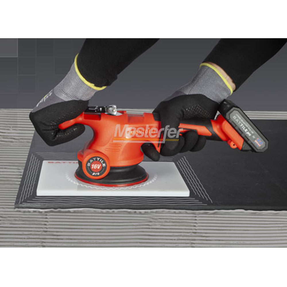 Montolit Battile Pro - Ventosa battente a batteria per piastrelle e lastre