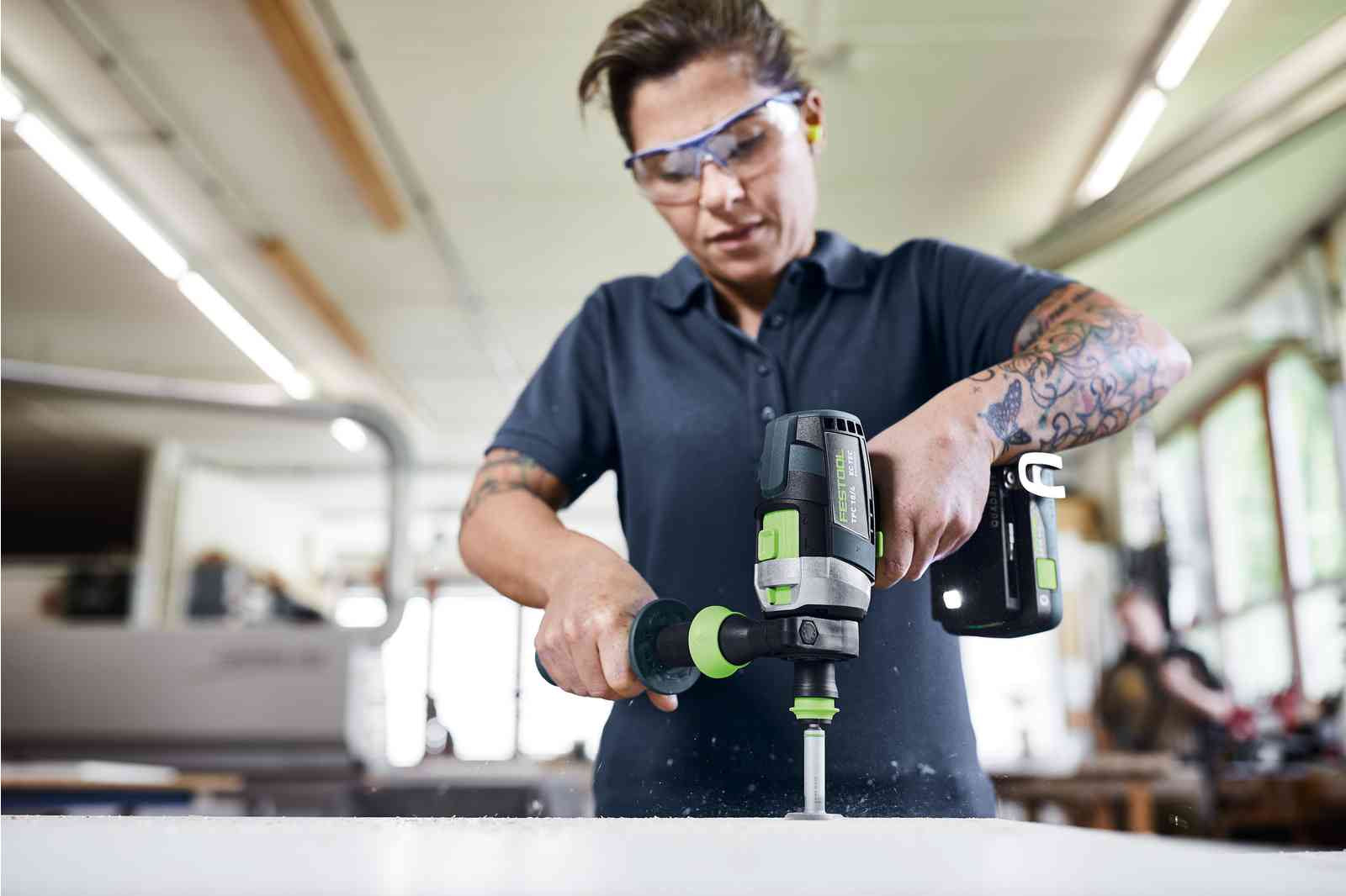 Festool TPC 18/4 5,0/4,0 I-Plus - Trapano avvitatore con percussione a batteria - doppio mandrino