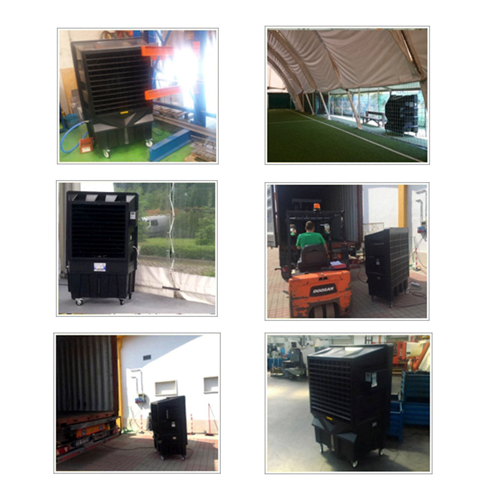 Master BC 120 - Raffrescatore evaporativo ventilatore portatile professionale 