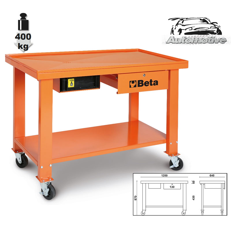 Beta CB52 - Carrello per cambi/trasmissioni con recupero liquidi