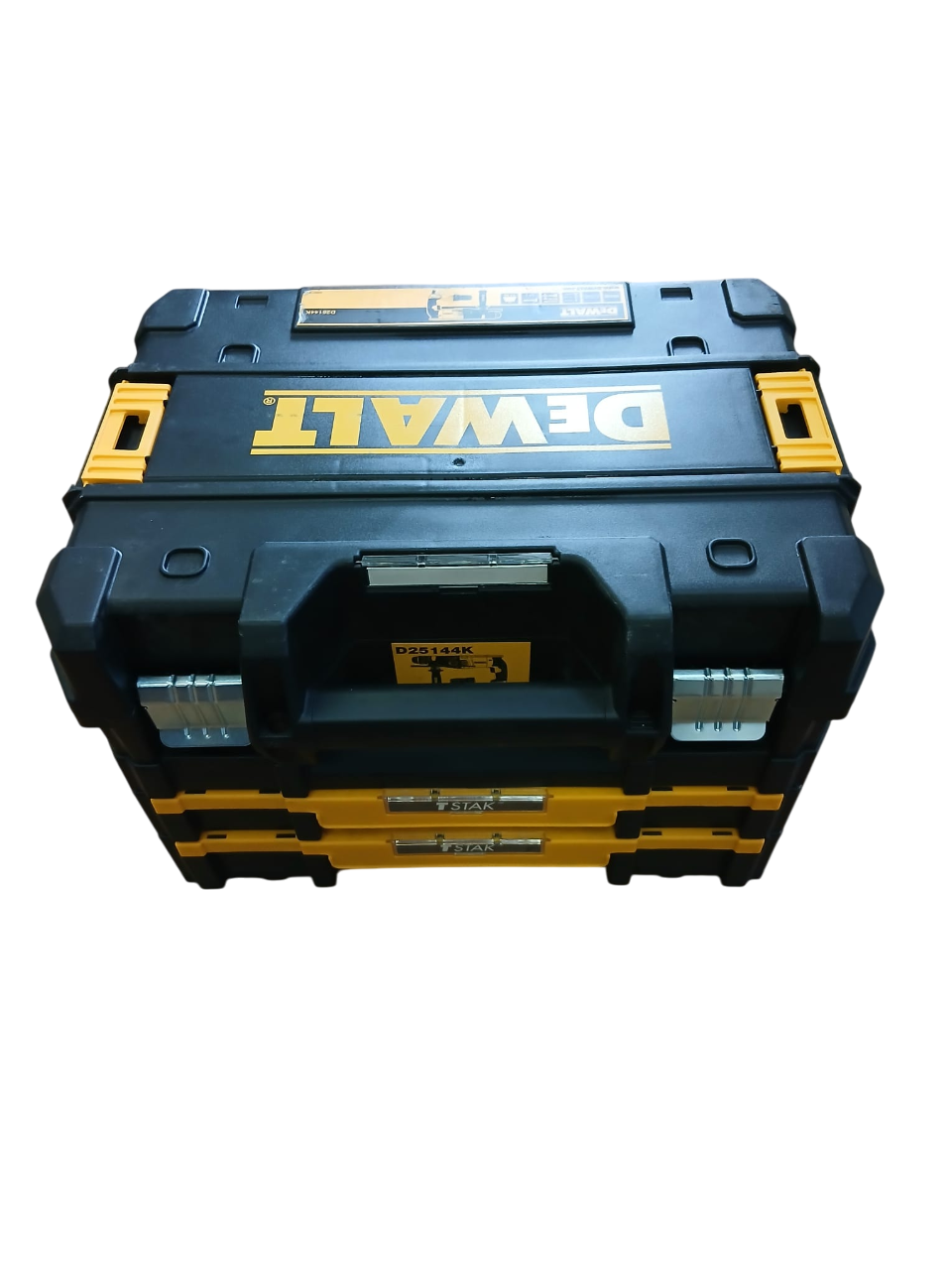 Dewalt D25144K PACK QS Tassellatore SDS-Plus 3 modalità 3.0J 900W - Doppio mandrino attacco rapido,220V