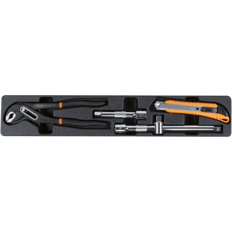 Beta BW 2120L-E/T91 - cassetta in lamiera con assortimento 91 utensili