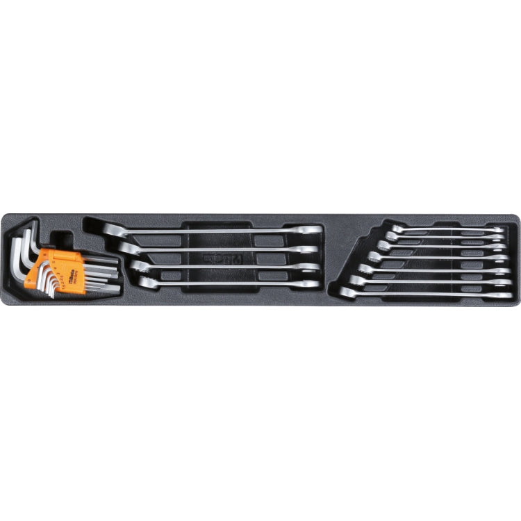 Beta BW 2120L-E/T91 - cassetta in lamiera con assortimento 91 utensili