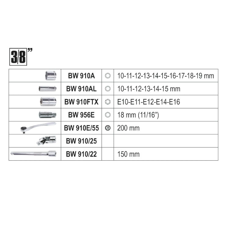Beta BW 903E/C170 - Cassetta porta attrezzi con assortimento 170 utensili