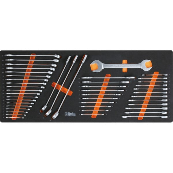 Beta BW 2400S XL9/E-XXL - Carrello porta attrezzi a 9 cassetti completo di 716 utensili - arancione 