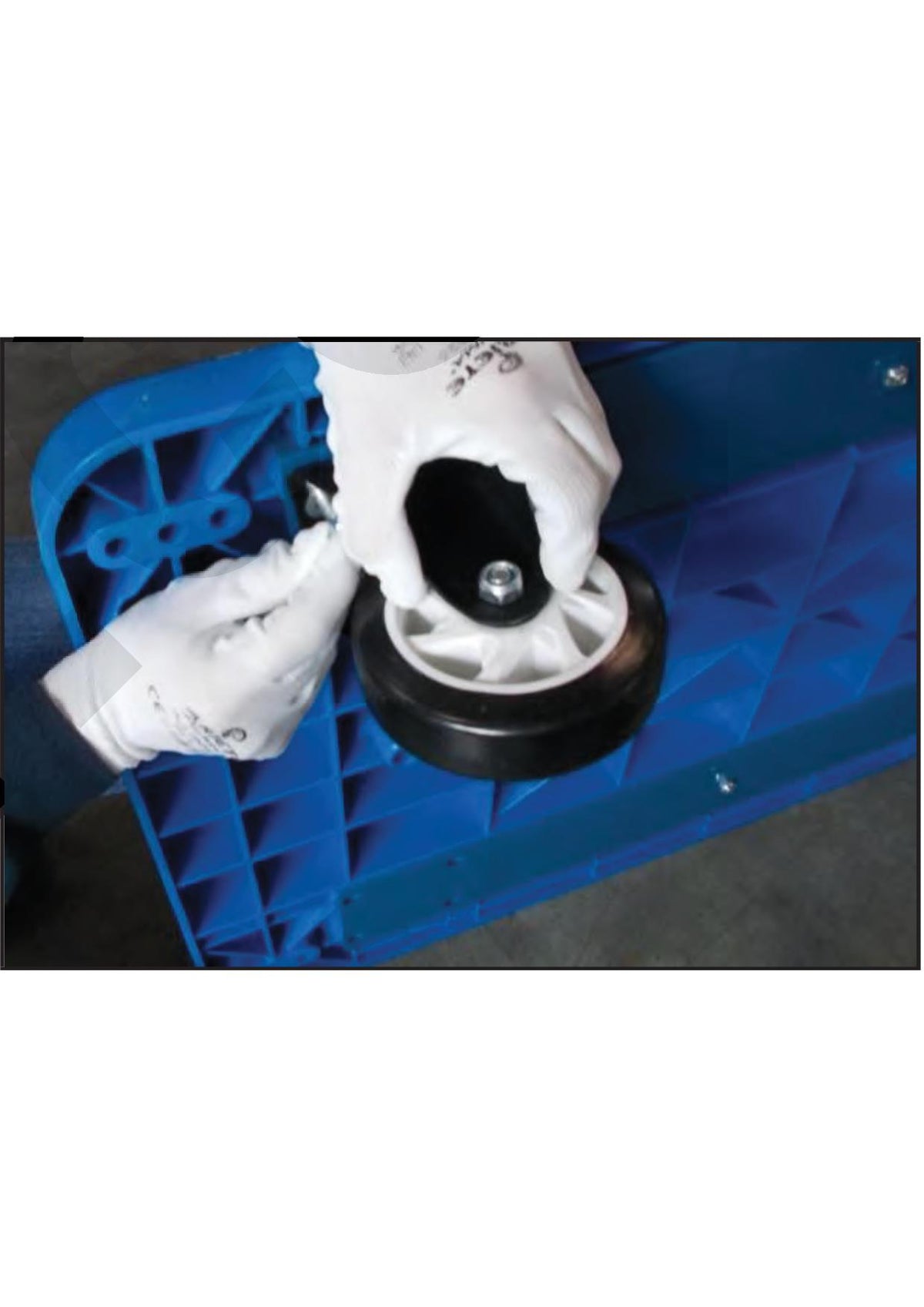 Fervi C150 - Carrello con piattaforma in pvc