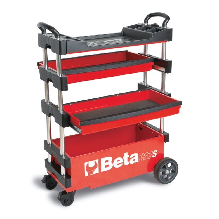 Beta C27S - Carrello portautensili richiudibile per interventi esterni-Rosso