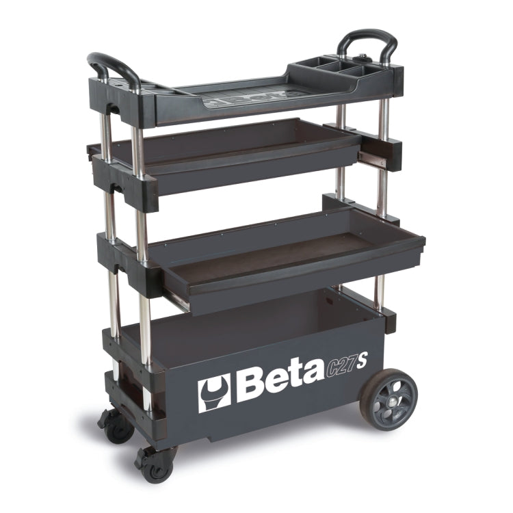 Beta C27S - Carrello portautensili richiudibile per interventi esterni-Grigio scuro