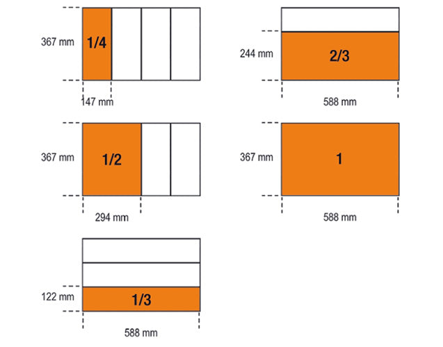 Beta 3900-07/5M - Cassettiera carrello portautensili C39 con 7 cassetti + 181 utensili 