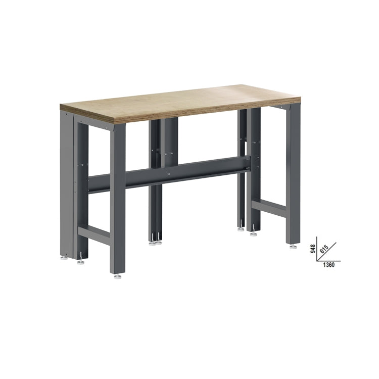 Beta C45PRO 2.0 BLW - Banco da lavoro 1,3m con piano in legno