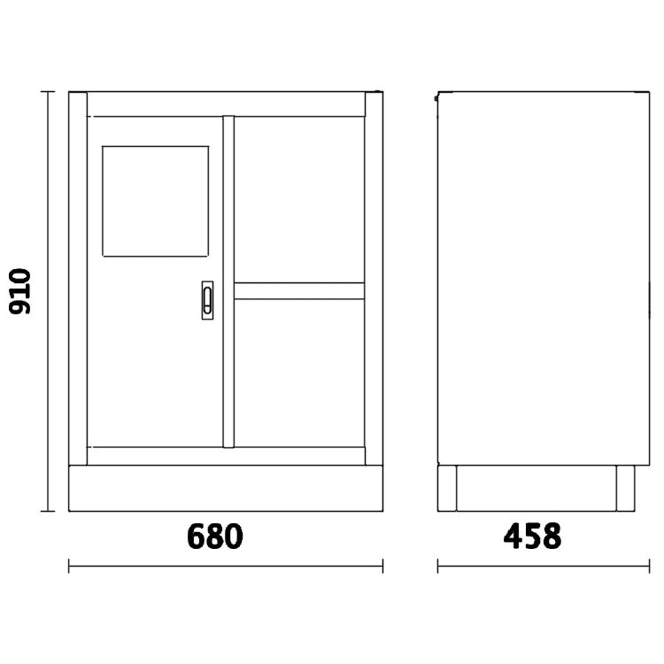 Beta C45PRO 2.0 MS - Modulo fisso di servizio per arredo officina C45PRO 2.0