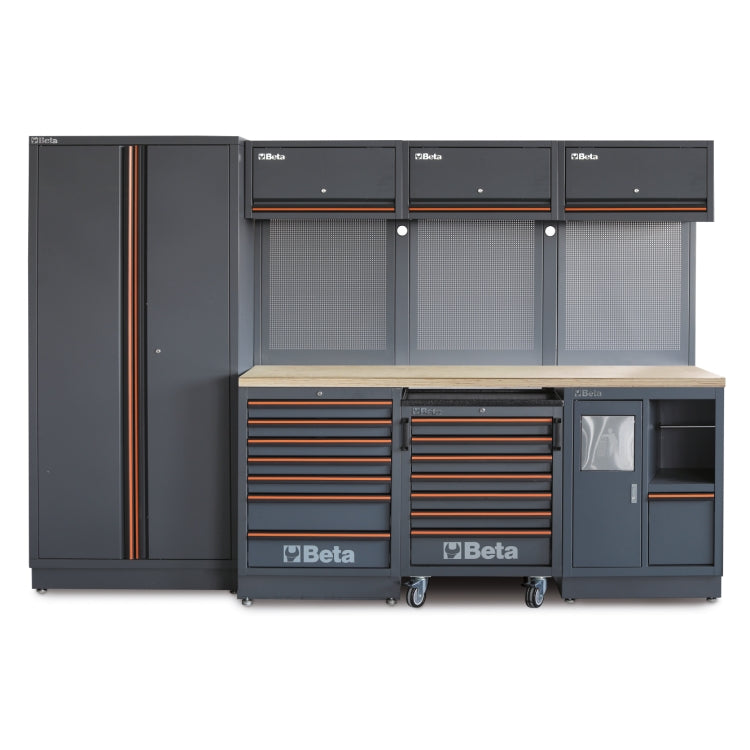 Beta C45PRO 2.0 W - Arredamento per officina 3 metri con piano in legno