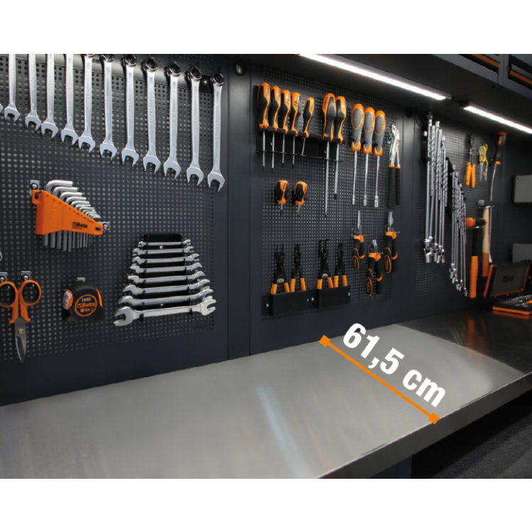 Beta C45PRO 2.0 HX - Arredamento per officina 3 metri con piano in acciaio